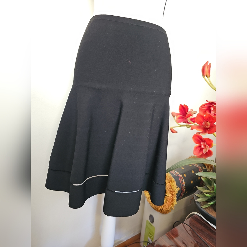 Oscar De La Renta Pleated  Skirt